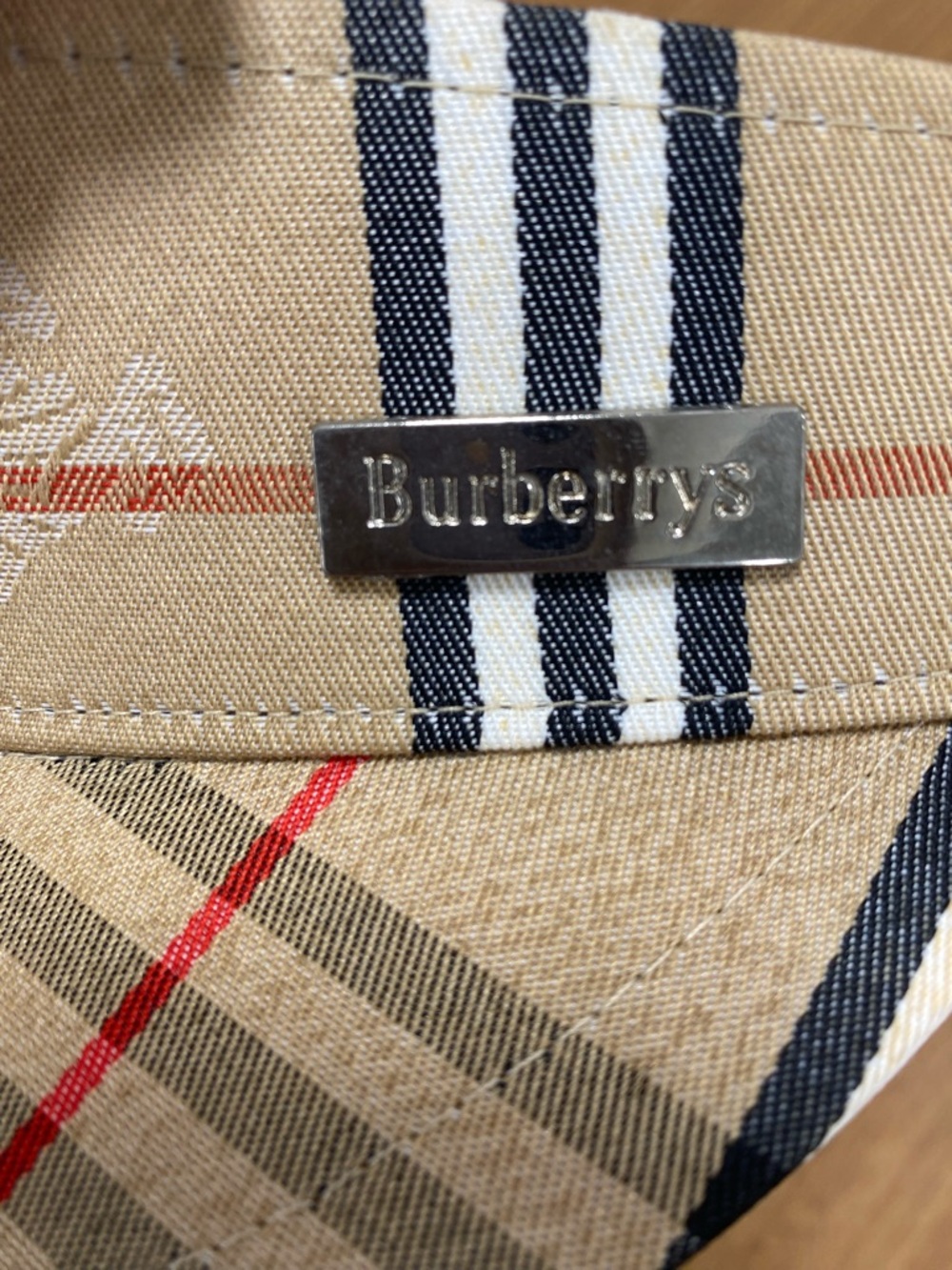 Burberrys Nova Check plaid visor